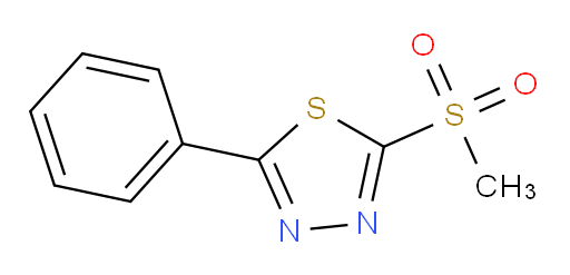 2-(methylsulfonyl)-5-phenyl-1,3,4-thiadiazole
