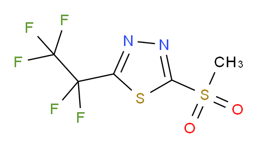 2-(methylsulfonyl)-5-(perfluoroethyl)-1,3,4-thiadiazole