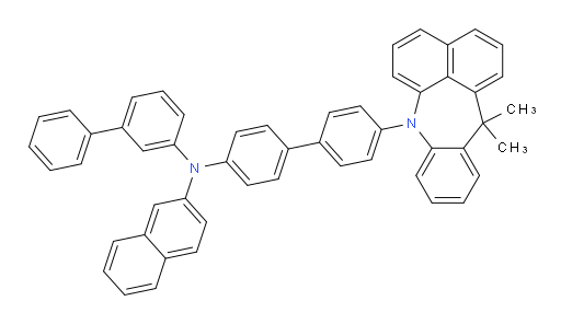 N-([1,1'-biphenyl]-3-yl)-N-(4'-(12,12-dimethylbenzo[f]naphtho[1,8-bc]azepin-7(12H)-yl)-[1,1'-biphenyl]-4-yl)naphthalen-2-amine
