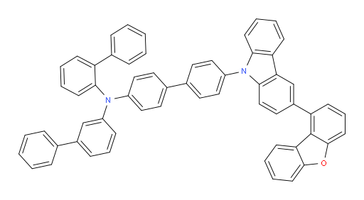 N-([1,1'-biphenyl]-3-yl)-N-(4'-(3-(dibenzo[b,d]furan-1-yl)-9H-carbazol-9-yl)-[1,1'-biphenyl]-4-yl)-[1,1'-biphenyl]-2-amine