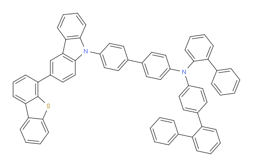 N-([1,1'-biphenyl]-2-yl)-N-(4'-(3-(dibenzo[b,d]thiophen-4-yl)-9H-carbazol-9-yl)-[1,1'-biphenyl]-4-yl)-[1,1':2',1''-terphenyl]-4-amine