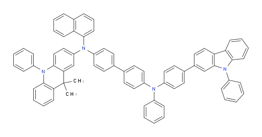 N4-(9,9-dimethyl-10-phenyl-9,10-dihydroacridin-2-yl)-N4-(naphthalen-1-yl)-N4'-phenyl-N4'-(4-(9-phenyl-9H-carbazol-2-yl)phenyl)-[1,1'-biphenyl]-4,4'-diamine