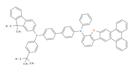 N4-(4-(tert-butyl)phenyl)-N4-(9,9-dimethyl-9H-fluoren-2-yl)-N4'-phenyl-N4'-(triphenyleno[2,3-b]benzofuran-11-yl)-[1,1'-biphenyl]-4,4'-diamine