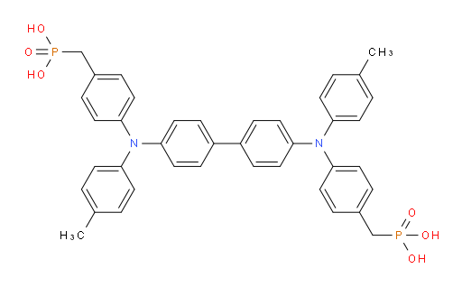 ((([1,1'-biphenyl]-4,4'-diylbis(p-tolylazanediyl))bis(4,1-phenylene))bis(methylene))diphosphonic acid