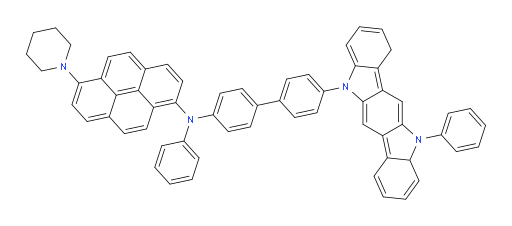 N-phenyl-N-(4'-(11-phenyl-10a,11-dihydroindolo[3,2-b]carbazol-5(1H)-yl)-[1,1'-biphenyl]-4-yl)-6-(piperidin-1-yl)pyren-1-amine