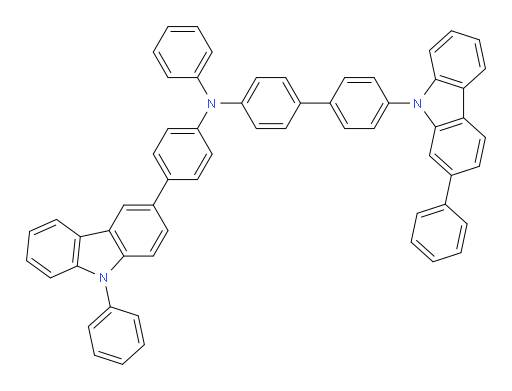 N-phenyl-N-(4-(9-phenyl-9H-carbazol-3-yl)phenyl)-4'-(2-phenyl-9H-carbazol-9-yl)-[1,1'-biphenyl]-4-amine
