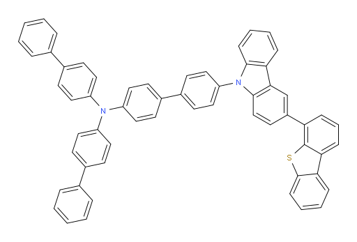 N,N-di([1,1'-biphenyl]-4-yl)-4'-(3-(dibenzo[b,d]thiophen-4-yl)-9H-carbazol-9-yl)-[1,1'-biphenyl]-4-amine
