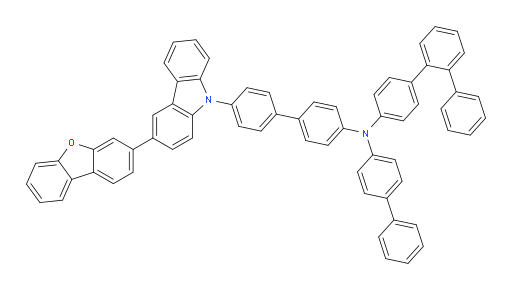 N-([1,1'-biphenyl]-4-yl)-N-(4'-(3-(dibenzo[b,d]furan-3-yl)-9H-carbazol-9-yl)-[1,1'-biphenyl]-4-yl)-[1,1':2',1''-terphenyl]-4-amine