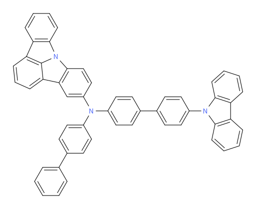 N-(4'-(9H-carbazol-9-yl)-[1,1'-biphenyl]-4-yl)-N-([1,1'-biphenyl]-4-yl)indolo[3,2,1-jk]carbazol-5-amine