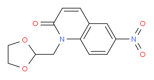 1-((1,3-dioxolan-2-yl)methyl)-6-nitroquinolin-2(1H)-one