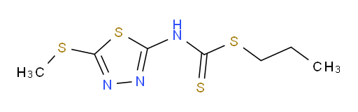 propyl (5-(methylthio)-1,3,4-thiadiazol-2-yl)carbamodithioate