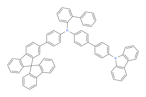 N-(4-(9,9'-spirobi[fluoren]-2-yl)phenyl)-N-(4'-(9H-carbazol-9-yl)-[1,1'-biphenyl]-4-yl)-[1,1'-biphenyl]-2-amine