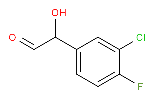2-(3-chloro-4-fluorophenyl)-2-hydroxyacetaldehyde