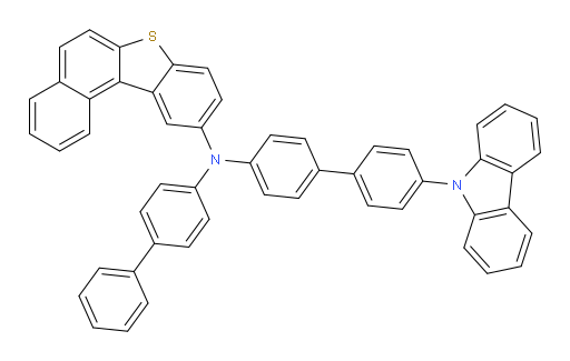 N-(4'-(9H-carbazol-9-yl)-[1,1'-biphenyl]-4-yl)-N-([1,1'-biphenyl]-4-yl)benzo[b]naphtho[1,2-d]thiophen-10-amine