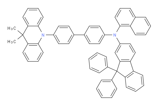 N-(4'-(9,9-dimethylacridin-10(9H)-yl)-[1,1'-biphenyl]-4-yl)-N-(naphthalen-1-yl)-9,9-diphenyl-9H-fluoren-2-amine