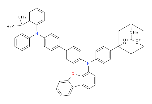 N-(4-(adamantan-1-yl)phenyl)-N-(4'-(9,9-dimethylacridin-10(9H)-yl)-[1,1'-biphenyl]-4-yl)dibenzo[b,d]furan-4-amine