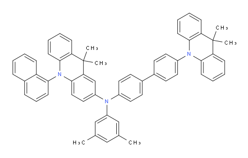 N-(4'-(9,9-dimethylacridin-10(9H)-yl)-[1,1'-biphenyl]-4-yl)-N-(3,5-dimethylphenyl)-9,9-dimethyl-10-(naphthalen-1-yl)-9,10-dihydroacridin-2-amine