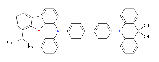 N-(4'-(9,9-dimethylacridin-10(9H)-yl)-[1,1'-biphenyl]-4-yl)-6-isopropyl-N-phenyldibenzo[b,d]furan-4-amine