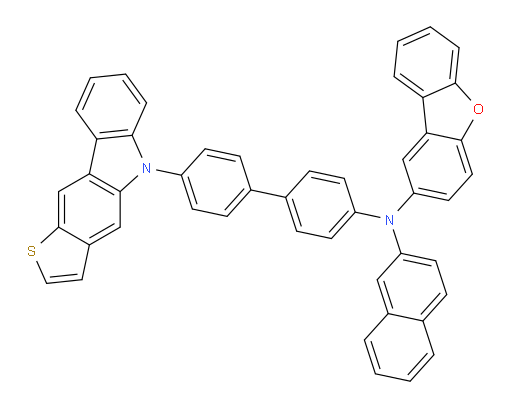 N-(4'-(5H-thieno[3,2-b]carbazol-5-yl)-[1,1'-biphenyl]-4-yl)-N-(naphthalen-2-yl)dibenzo[b,d]furan-2-amine