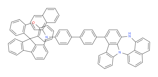 N-(4'-(4H-naphtho[1',8':5,6,7][1,4]diazepino[3,2,1-jk]carbazol-7-yl)-[1,1'-biphenyl]-4-yl)-N-(naphthalen-1-yl)spiro[fluorene-9,9'-xanthen]-1-amine