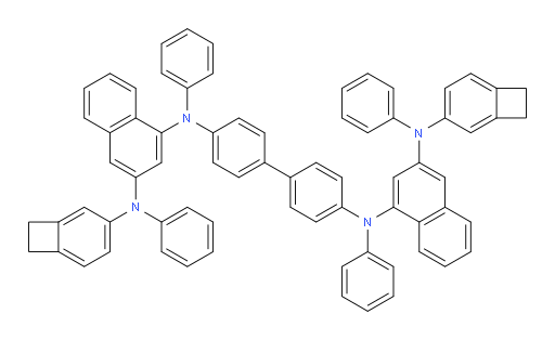 N1,N1'-([1,1'-biphenyl]-4,4'-diyl)bis(N3-(bicyclo[4.2.0]octa-1,3,5-trien-3-yl)-N1,N3-diphenylnaphthalene-1,3-diamine)