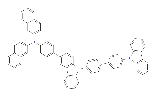 N-(4-(9-(4'-(9H-carbazol-9-yl)-[1,1'-biphenyl]-4-yl)-9H-carbazol-3-yl)phenyl)-N-(naphthalen-2-yl)naphthalen-2-amine