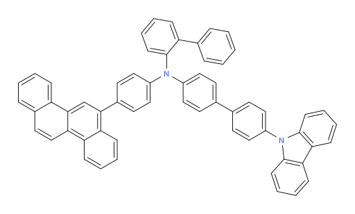 N-(4'-(9H-carbazol-9-yl)-[1,1'-biphenyl]-4-yl)-N-(4-(chrysen-6-yl)phenyl)-[1,1'-biphenyl]-2-amine