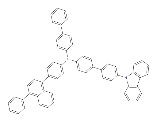 N-([1,1'-biphenyl]-4-yl)-4'-(9H-carbazol-9-yl)-N-(4-(4-phenylnaphthalen-1-yl)phenyl)-[1,1'-biphenyl]-4-amine