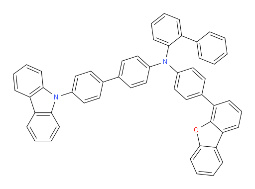 N-(4'-(9H-carbazol-9-yl)-[1,1'-biphenyl]-4-yl)-N-(4-(dibenzo[b,d]furan-4-yl)phenyl)-[1,1'-biphenyl]-2-amine