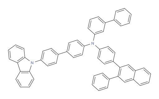 N-(4'-(9H-carbazol-9-yl)-[1,1'-biphenyl]-4-yl)-N-(4-(3-phenylnaphthalen-2-yl)phenyl)-[1,1'-biphenyl]-3-amine