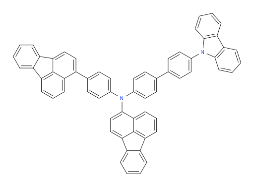 N-(4'-(9H-carbazol-9-yl)-[1,1'-biphenyl]-4-yl)-N-(4-(fluoranthen-3-yl)phenyl)fluoranthen-3-amine