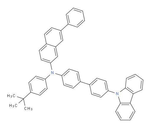 N-(4'-(9H-carbazol-9-yl)-[1,1'-biphenyl]-4-yl)-N-(4-(tert-butyl)phenyl)-7-phenylnaphthalen-2-amine