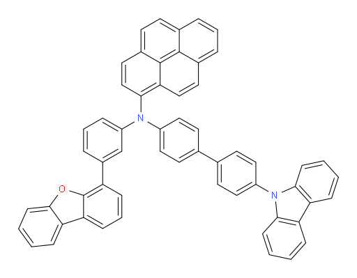 N-(4'-(9H-carbazol-9-yl)-[1,1'-biphenyl]-4-yl)-N-(3-(dibenzo[b,d]furan-4-yl)phenyl)pyren-1-amine