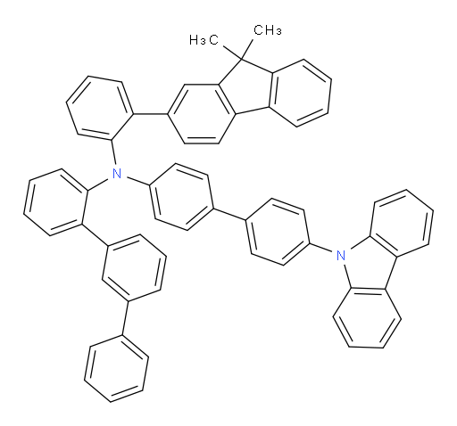 N-(4'-(9H-carbazol-9-yl)-[1,1'-biphenyl]-4-yl)-N-(2-(9,9-dimethyl-9H-fluoren-2-yl)phenyl)-[1,1':3',1''-terphenyl]-2-amine