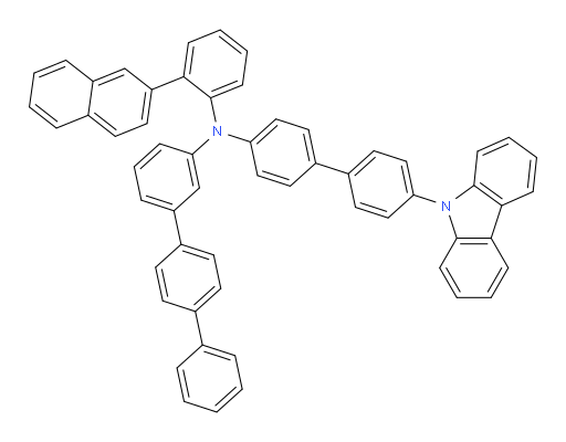 N-(4'-(9H-carbazol-9-yl)-[1,1'-biphenyl]-4-yl)-N-(2-(naphthalen-2-yl)phenyl)-[1,1':4',1''-terphenyl]-3-amine