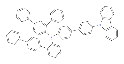 N-(4'-(9H-carbazol-9-yl)-[1,1'-biphenyl]-4-yl)-N-([1,1':4',1''-terphenyl]-2-yl)-[1,1':3',1''-terphenyl]-4'-amine
