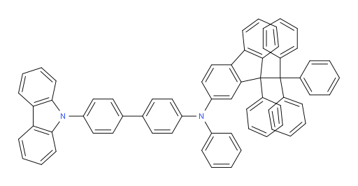 N-(4'-(9H-carbazol-9-yl)-[1,1'-biphenyl]-4-yl)-N,9-diphenyl-9-trityl-9H-fluoren-2-amine