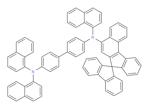 N4,N4,N4'-tri(naphthalen-1-yl)-N4'-(spiro[benzo[c]fluorene-7,9'-fluoren]-5-yl)-[1,1'-biphenyl]-4,4'-diamine