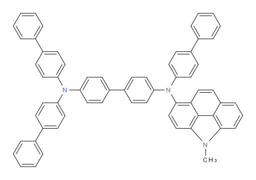 N4,N4,N4'-tri([1,1'-biphenyl]-4-yl)-N4'-(4-methyl-4H-benzo[def]carbazol-1-yl)-[1,1'-biphenyl]-4,4'-diamine