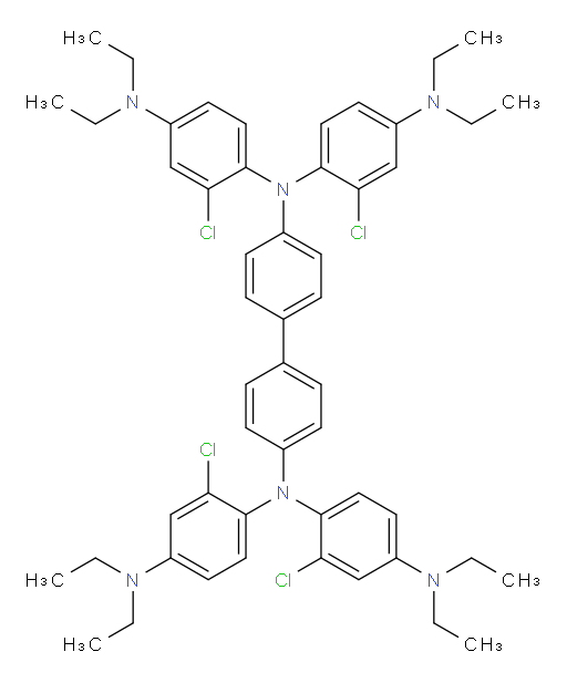 N1,N1'-([1,1'-biphenyl]-4,4'-diyl)bis(2-chloro-N1-(2-chloro-4-(diethylamino)phenyl)-N4,N4-diethylbenzene-1,4-diamine)