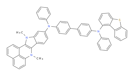 N4-(dibenzo[b,d]thiophen-1-yl)-N4'-(7,12-dimethyl-7,12-dihydrobenzo[de]indolo[3,2-b]quinolin-10-yl)-N4,N4'-diphenyl-[1,1'-biphenyl]-4,4'-diamine