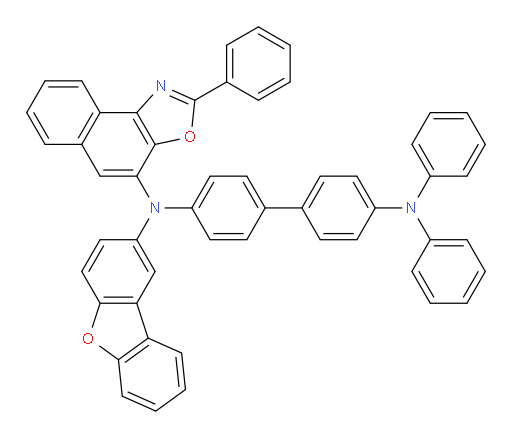 N4-(dibenzo[b,d]furan-2-yl)-N4',N4'-diphenyl-N4-(2-phenylnaphtho[1,2-d]oxazol-4-yl)-[1,1'-biphenyl]-4,4'-diamine