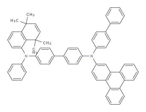 N4-([1,1'-biphenyl]-4-yl)-N4'-phenyl-N4'-(5,5,8,8-tetramethyl-5,8-dihydronaphthalen-1-yl)-N4-(triphenylen-2-yl)-[1,1'-biphenyl]-4,4'-diamine