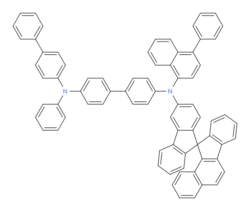 N4-([1,1'-biphenyl]-4-yl)-N4-phenyl-N4'-(4-phenylnaphthalen-1-yl)-N4'-(spiro[benzo[a]fluorene-11,9'-fluoren]-3'-yl)-[1,1'-biphenyl]-4,4'-diamine