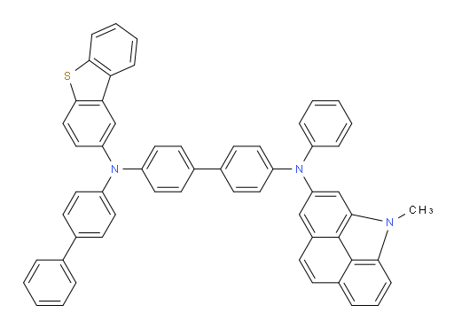 N4-([1,1'-biphenyl]-4-yl)-N4-(dibenzo[b,d]thiophen-2-yl)-N4'-(4-methyl-4H-benzo[def]carbazol-2-yl)-N4'-phenyl-[1,1'-biphenyl]-4,4'-diamine
