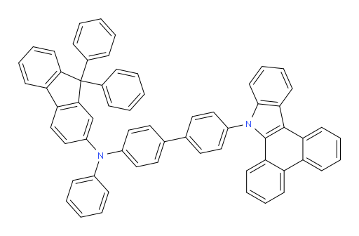 N-(4'-(9H-dibenzo[a,c]carbazol-9-yl)-[1,1'-biphenyl]-4-yl)-N,9,9-triphenyl-9H-fluoren-2-amine