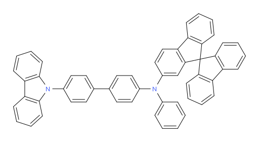 N-(4'-(9H-carbazol-9-yl)-[1,1'-biphenyl]-4-yl)-N-phenyl-9,9'-spirobi[fluoren]-2-amine