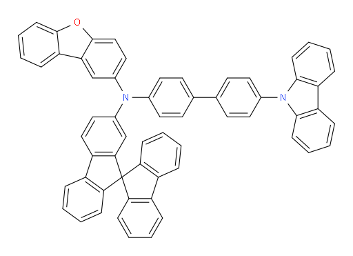 N-(9,9'-spirobi[fluoren]-2-yl)-N-(4'-(9H-carbazol-9-yl)-[1,1'-biphenyl]-4-yl)dibenzo[b,d]furan-2-amine