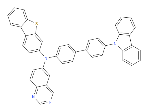N-(4'-(9H-carbazol-9-yl)-[1,1'-biphenyl]-4-yl)-N-(dibenzo[b,d]thiophen-3-yl)quinazolin-6-amine