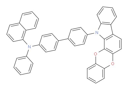 N-(4'-(12H-benzo[5,6][1,4]dioxino[2,3-a]carbazol-12-yl)-[1,1'-biphenyl]-4-yl)-N-phenylnaphthalen-1-amine